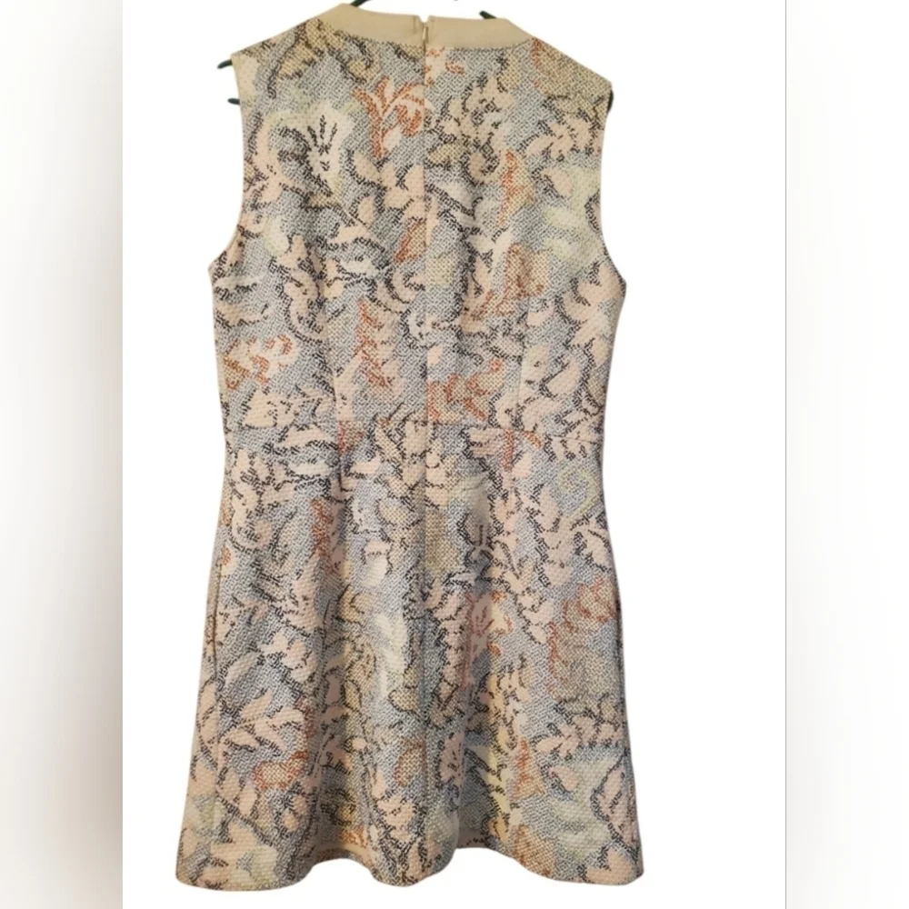 Tory Burch Dahlia Ivory Stretch Jacquard Dress, NWT, Size 12